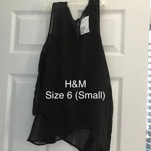 Black Shirt H&M Brand women’s size small